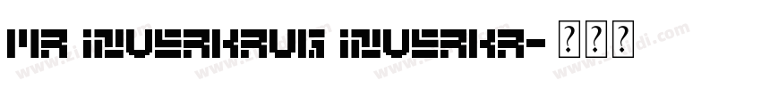 mr Inverkrug Inverkr字体转换 mr Inverkrug Inverkr字体转换
